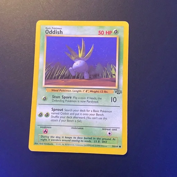Pokemon | Toys | 995 Pokemon 1st Edition Oddish 5864 1999 | Poshmark